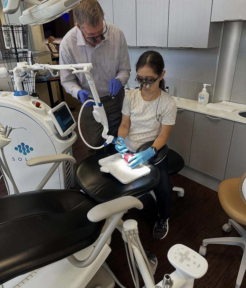 Solea® laser dentistry treatment for a child in Huntington Beach